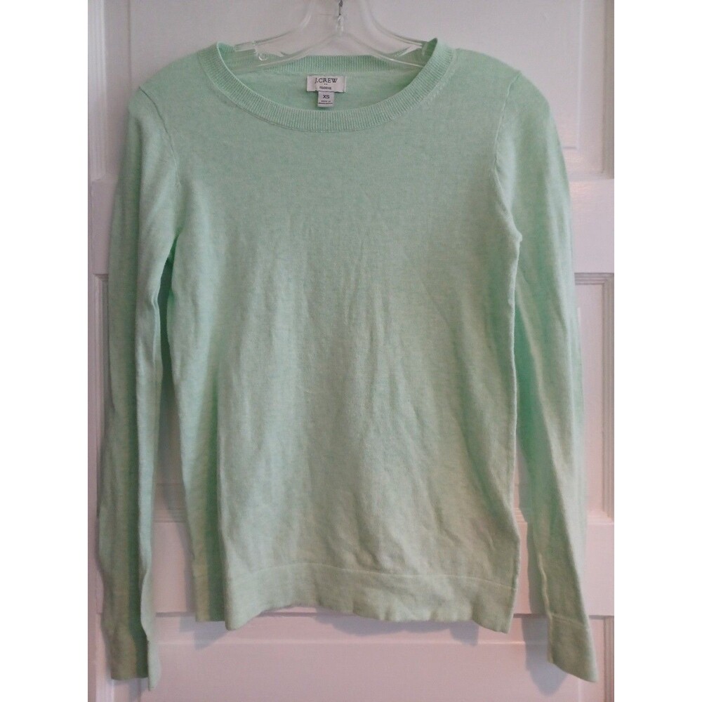 J. Crew Women's Mint Crewneck Sweater
